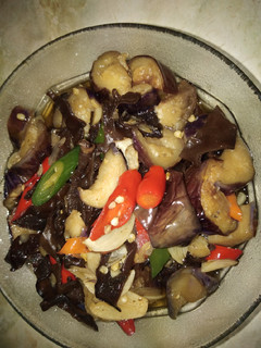 Foto resep Oseng terong jamur kuping