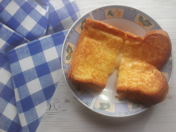 Resep 86. Hokkaido Cheese Toast (Teflon), Lezat Sekali
