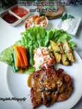 Chicken Steak Potato wedges with Fresh Salad