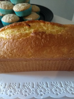 Una foto de Budín de mandarinas vegano
