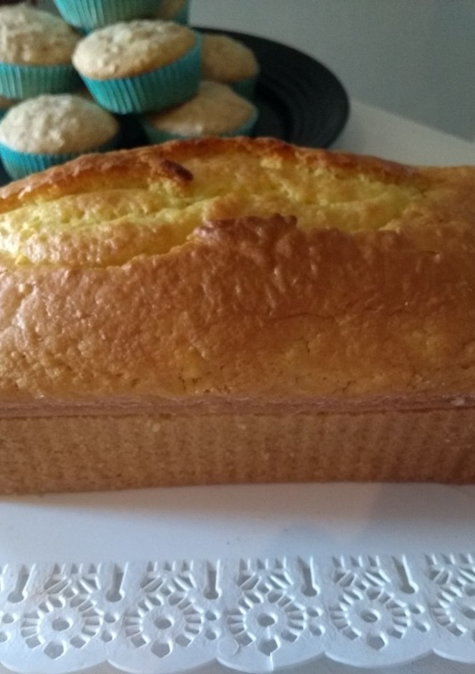 Una foto de Budín de mandarinas vegano
