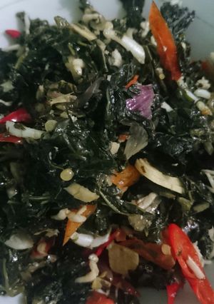 Foto resep Tumis daun pepaya dgn teri medan