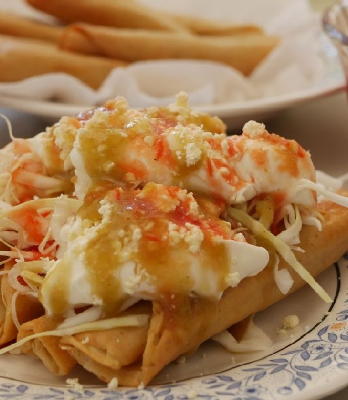 Una foto de Doraditos de Papa y Chorizo