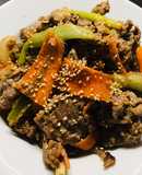 Bò xào rau củ kiểu Hàn