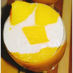 A picture of Mango panna cotta.
