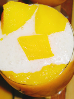 A picture of Mango panna cotta.