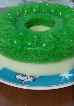 Foto resep Pudding Lumut Lapis Butter