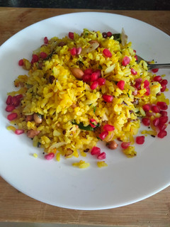 A picture of Kanda poha.