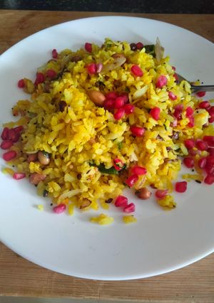 A picture of Kanda poha.