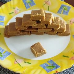 A picture of Sattu cake.
