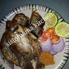 A picture of Fried fish.