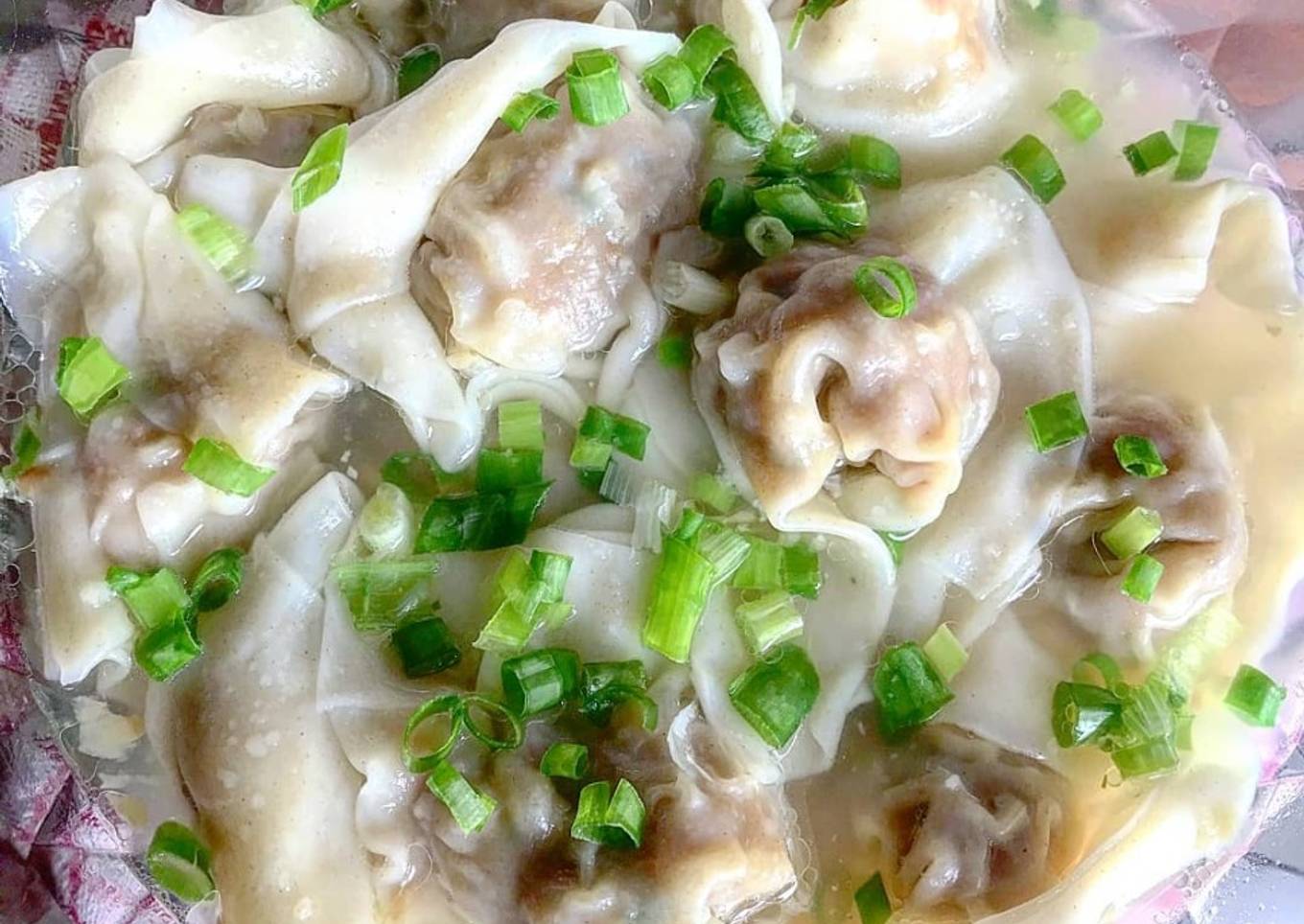 Sup Wonton Udang Daging