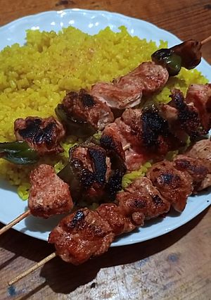صورة لوصفة شيش طاووق