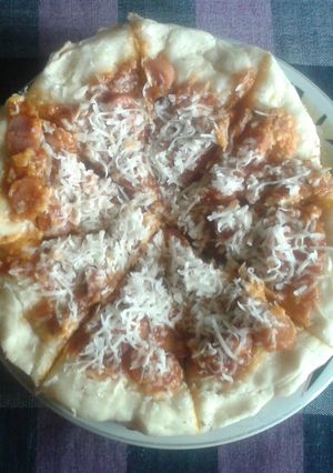 Foto resep Pizza Malas (pizza teflon cepat saji)