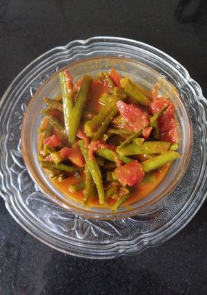ગુવાર ટમેટાનું શાક રેસીપી મુખ્ય ફોટો