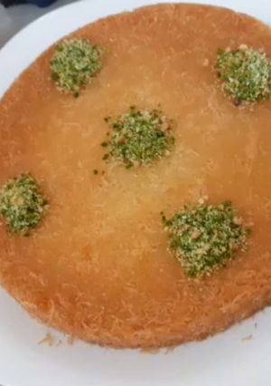 صورة لوصفة كنافة او قطايف
