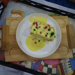 A picture of Rabdi Bread Cake.