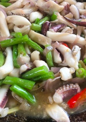 Gambar Sotong masak halia