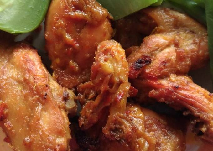 Resep Ayam panggang bumbu rujak Anti Gagal