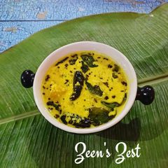 A picture of Pineapple Pachadi - Kerala Style Sadya Special.