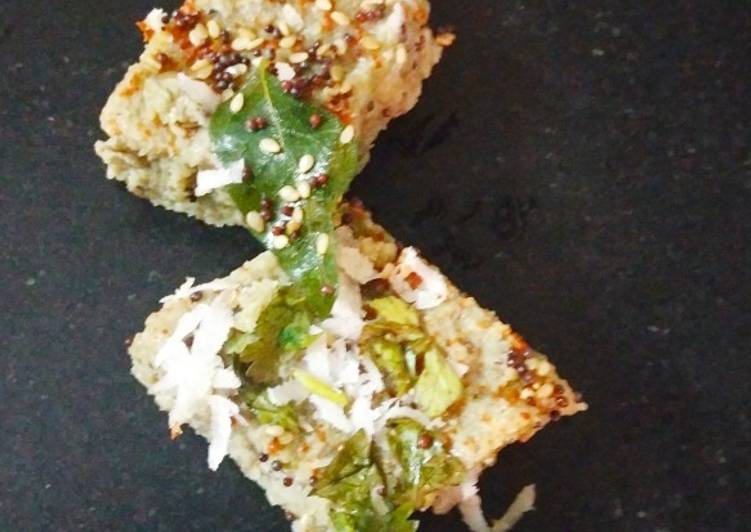 Hara moong dhokla