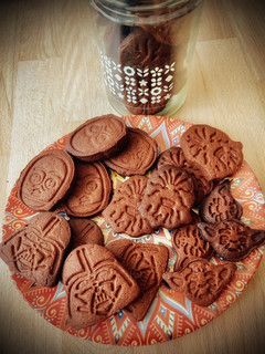 Una foto de Galletas de chocolate (sin mantequilla)
