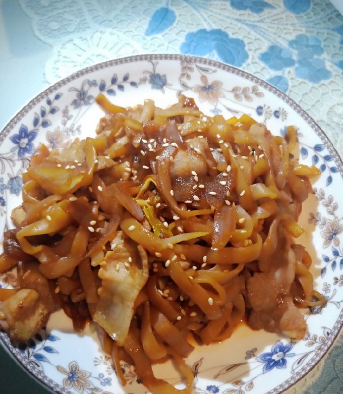 低脂輕食炒麵 的食譜成品照片