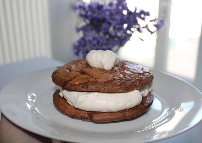 Comment faire Cuire Délicieux Sandwich Cookies Brownies