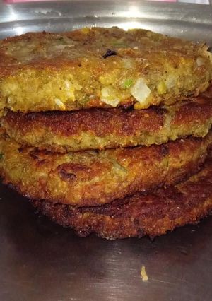 Una foto de Hamburguesas de lentejas veganas