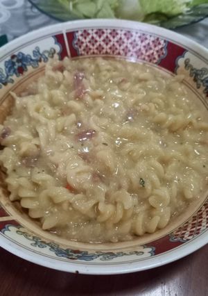 Foto resep Simple macaroni carbonara