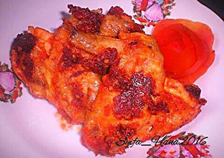 Resep Sayap Ayam Bakar Bumbu Rujak (teflon), Lezat