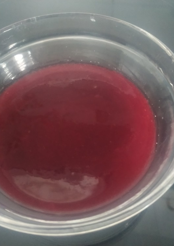 Una foto de Coulis de frutos rojos