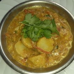 A picture of Dahi Arbi.