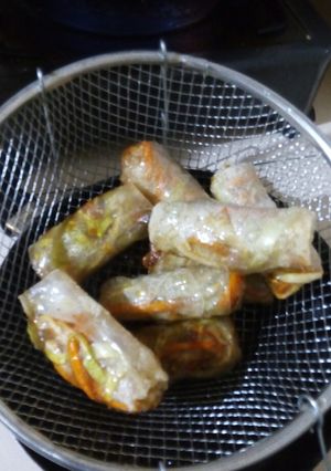 A picture of Spring Rolls with Ready-Made Wrappers.