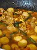 Tumis Ayam Telur Puyuh Wortel Kacang Panjang