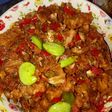 Sambel tempe teri pete