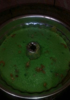 Foto resep Bolu pandan kacang mente