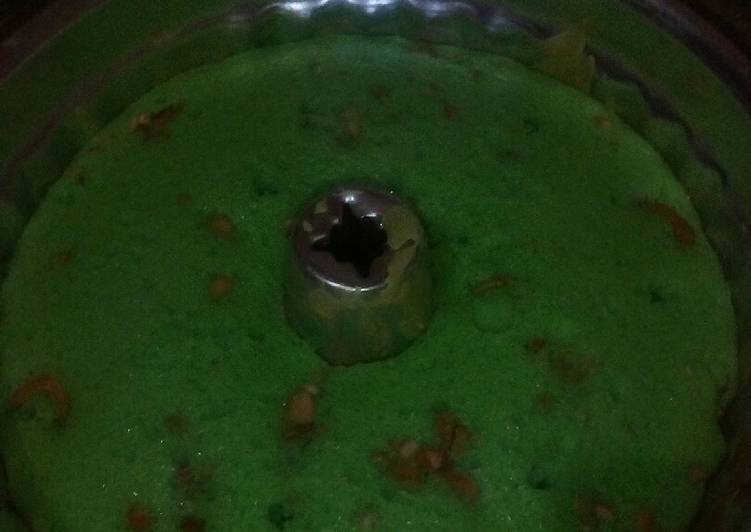 Bolu pandan kacang mente