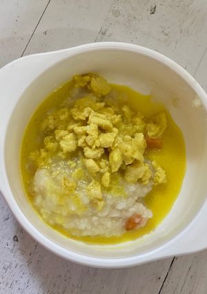 Foto resep Nasi tim opor ayam mpasi 9 bulan +