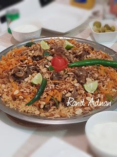 صورة لوصفة كبسة لحم شهيييية جدا جدا جدا