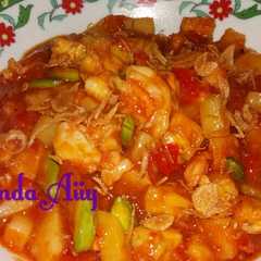 รูปของ Utang dipadang..😅😅 (udang kentang dimasak saos padang)