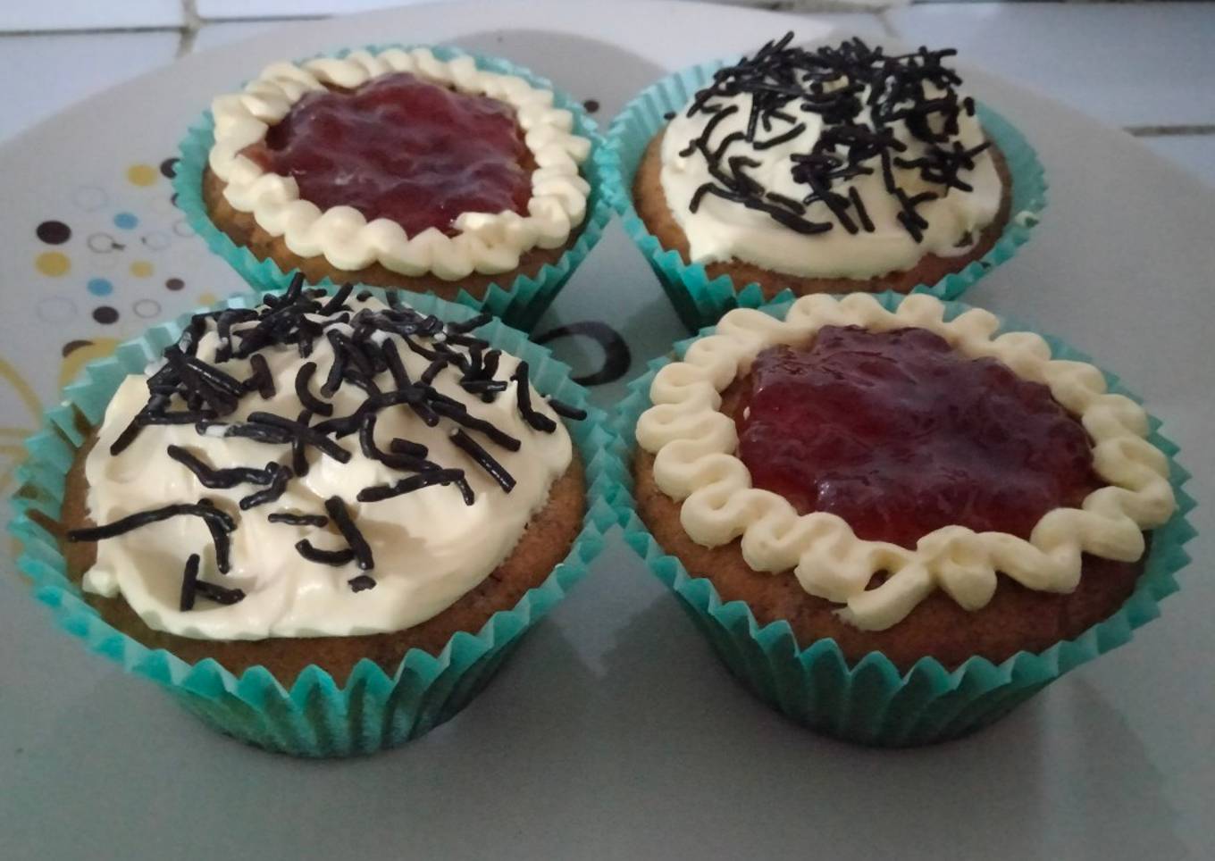 Muffins de plátano 🍌☕