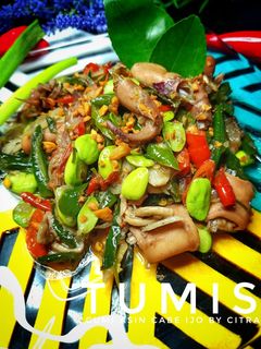 Foto resep Tumis Cumi Asin Cabe Ijo