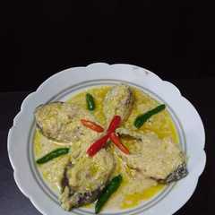 Una foto de হোয়াইট গ্রেভি হিলশা (White Gravy Hilsha Recipe In Bengali)