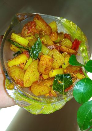 A picture of Chatpate Aloo.