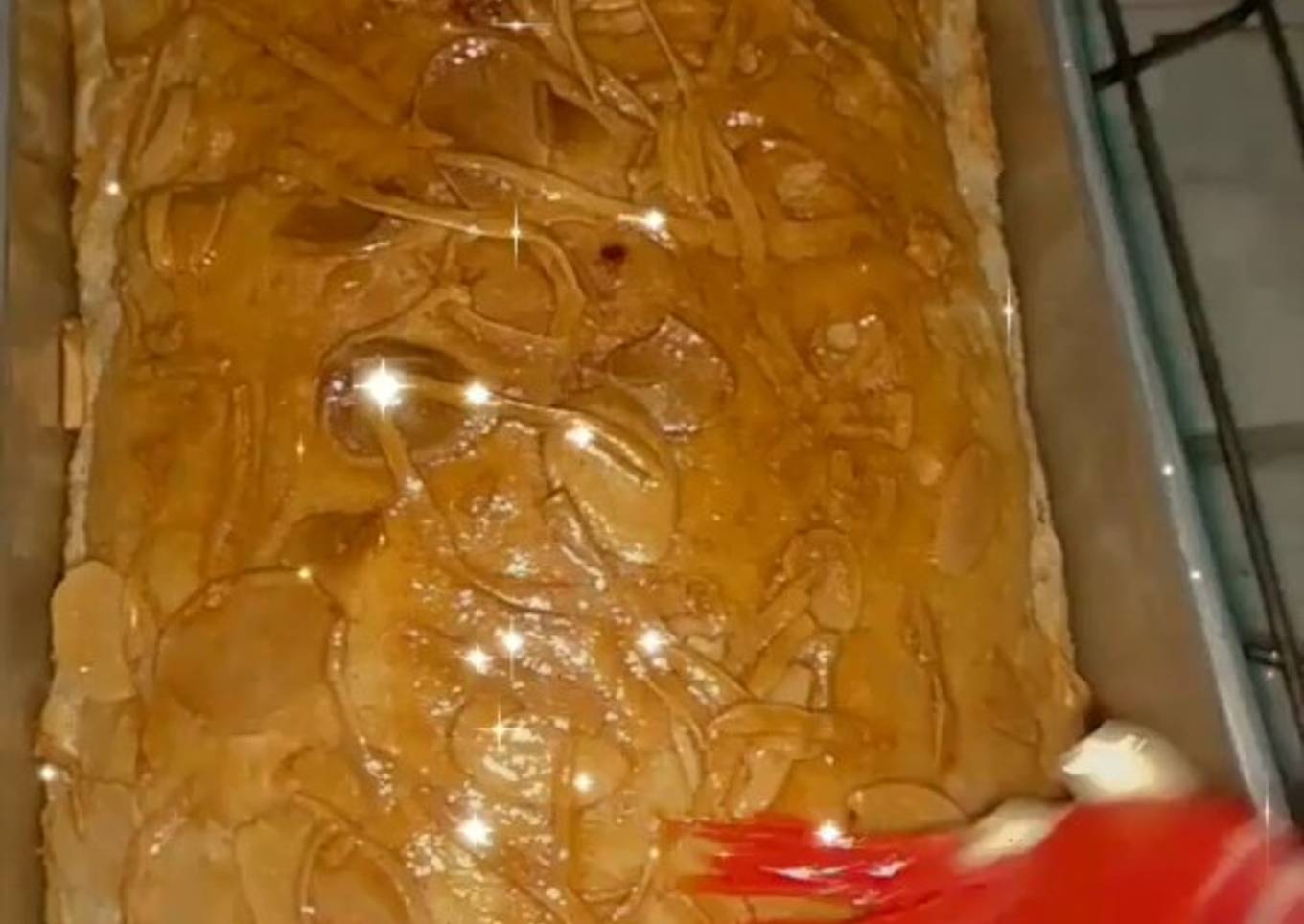 Roti tawar (keju almond + bahan sponge tepprotinggi+Gandum)