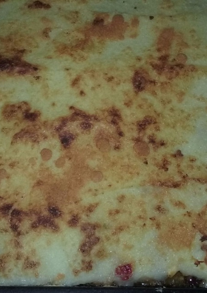 Una foto de Pastel de papas abundante y muy fácil