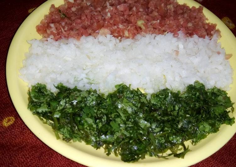 Tricolour salad