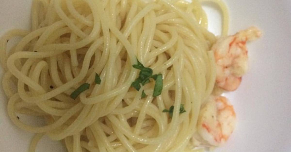 Shrimp and Garlic Spaghetti Recipe by Jessica Antonio - Cookpad