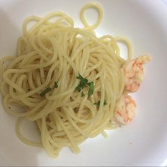 A picture of Shrimp and Garlic Spaghetti.